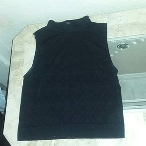 Black Crop Top / Strechy